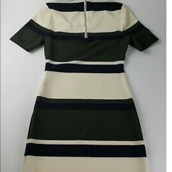 Revolve J.O.A. Los Angeles Striped Mock Neck Dress - Picture 4 of 6